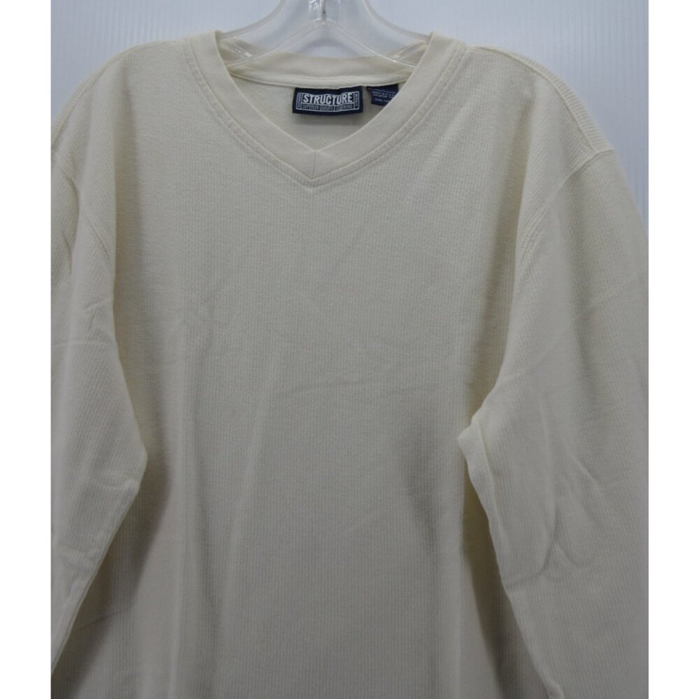 Vintage Structure Sweater Large Pullover 90s Text… - image 2